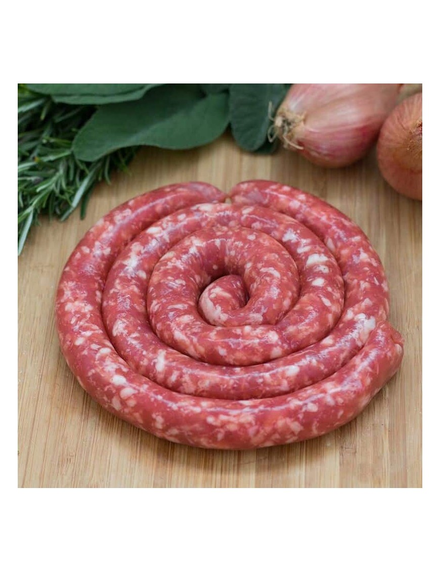 Sicilian sausage characterized by a tasty flavor as well as a soft meat and in addition to this a lively color
