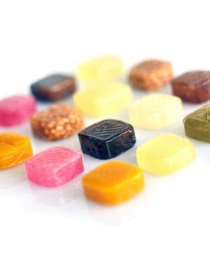Le caramelle al bergamotto Terranova hanno un gusto inconfondibile e un colore vivace.