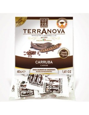 Le caramelle alla carruba Terranova hanno un gusto inconfondibile e un colore vivace.