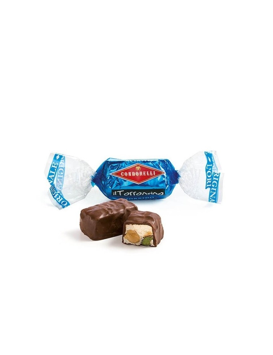 Unique crunchy Sicilian nougat with a unique crunchy milk chocolate flavor with an unmistakable taste and a lively color