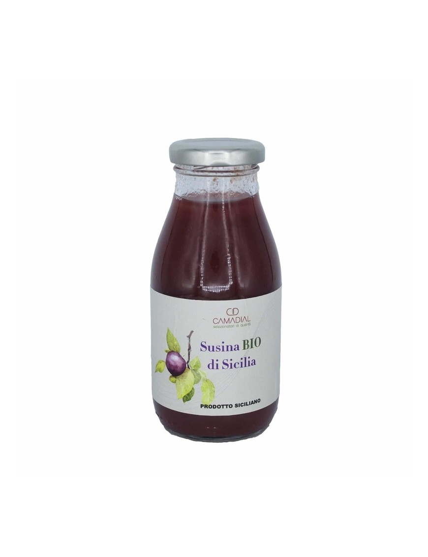 Sicilian homemade plum nectar with a tasty flavor with an unmistakable taste perfect for breakfast and during the day