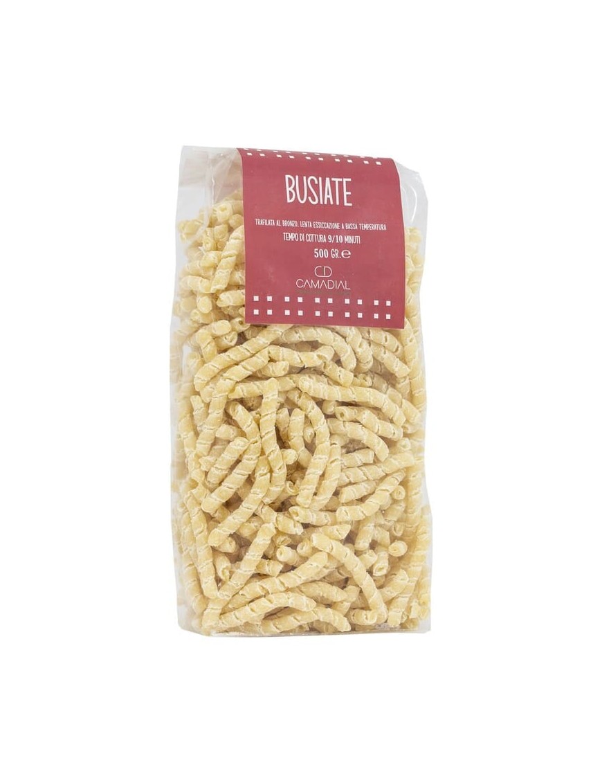 Sicilian busiate characterized by a tasty flavor and also perfect for the realization of exquisite dishes