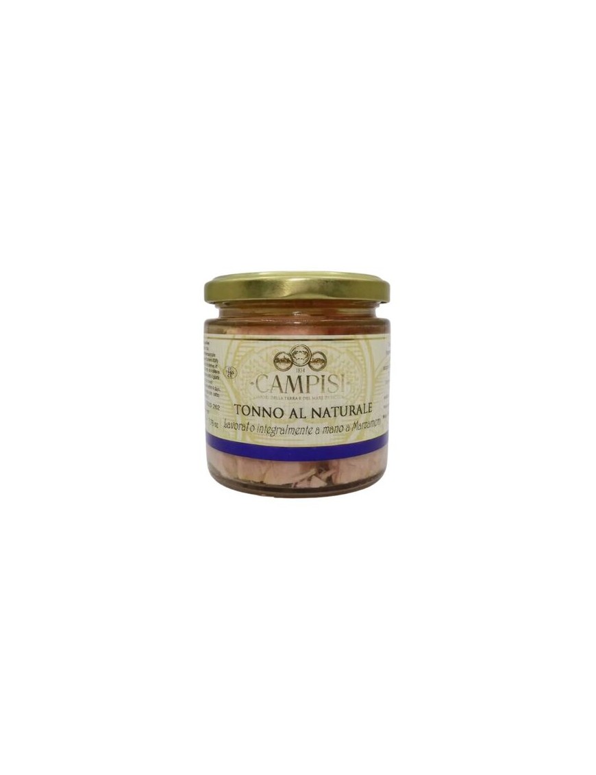 Natural Sicilian tuna characterized by a tasty flavor as well as a soft meat and in addition to this a lively color