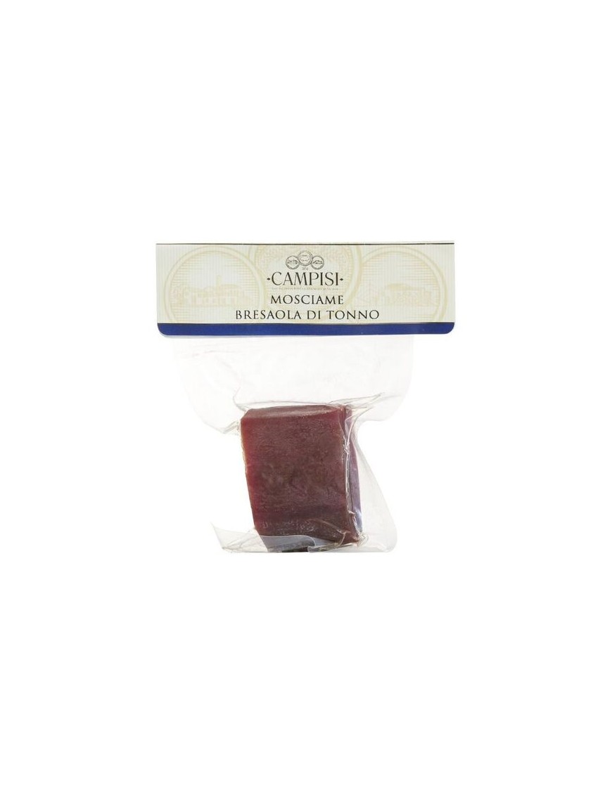 Sicilian tuna mosciame characterized by a tasty flavor as well as a soft meat and in addition to this a lively color