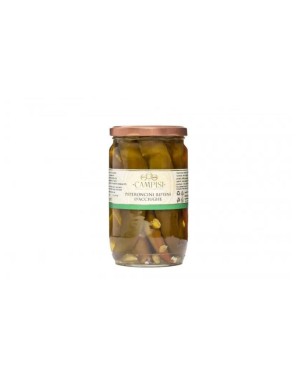 Peperoncini siciliani al naturale caratterizzato da un sapore gustoso e in aggiunta a questo un colore vivace.