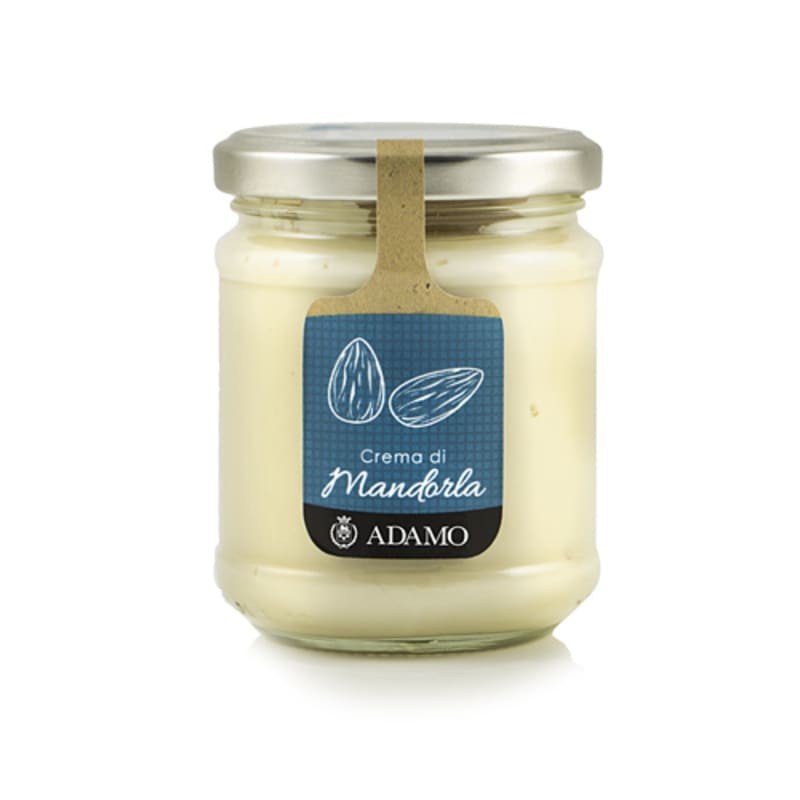 Deliziosa crema dolce d mandorla 100% siciliana dell'azienda Adamobio: una specialità da non perdere