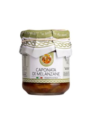 La gustosa caponata di melanzane dell'azienda Agripantel è un antipasto tipico siciliano da non perdere!