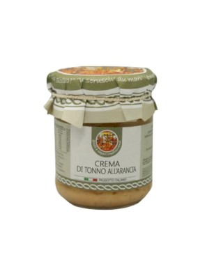 Deliziosa crema di tonno arricchita dal tipico sapore agrumato dell'arancia siciliana