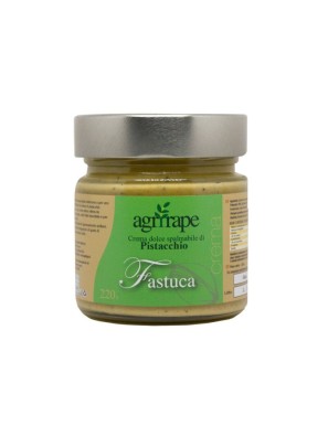 Deliziosa crema spalmabile di pistacchio siciliano: ideale per un dolce snack o per condire dolci tipici siciliani