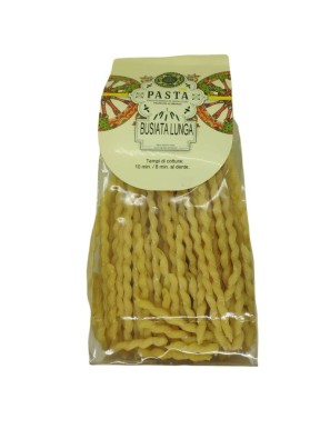 deliziose busiate di grano duro 100% siciliano ideali per realizzare squisiti piatti di pasta con condimenti tipici siciliani