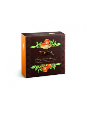 Scorzette d'arancia siciliane condorelli con fondente morbide uniche con un gusto inconfondibile un colore vivace