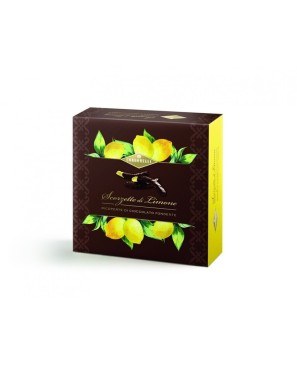Scorzette di limone siciliane condorelli con fondente morbide uniche con un gusto inconfondibile un colore vivace